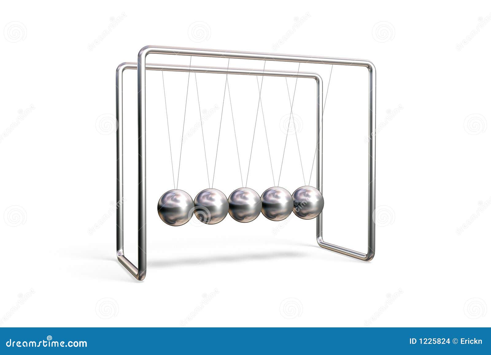 Newton s cradle stock illustration. Illustration of balance 1225824