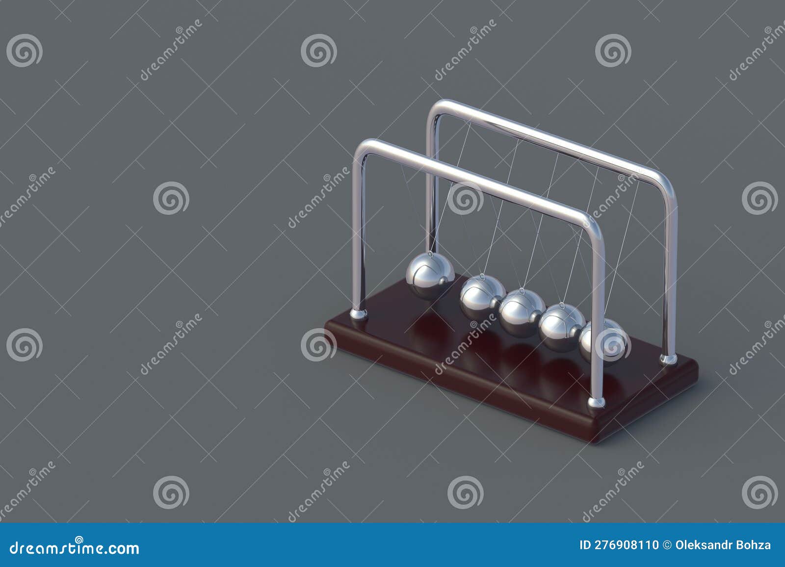 Newton S Pendulum. Balancing Balls Stock Illustration Illustration of
