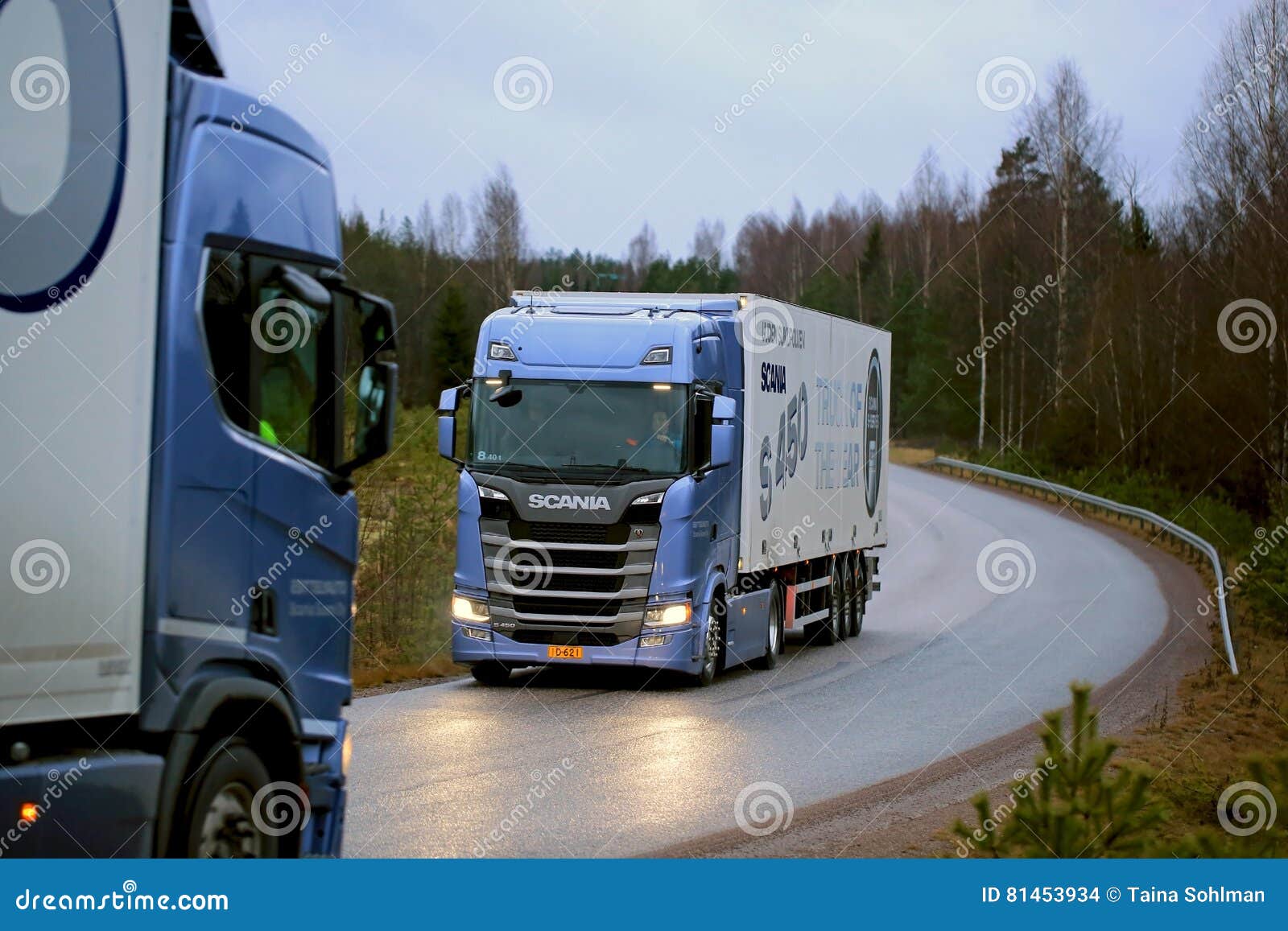 Next Generation Scania Trucks On Test Drive Editorial Stock Image  Image: 81453934