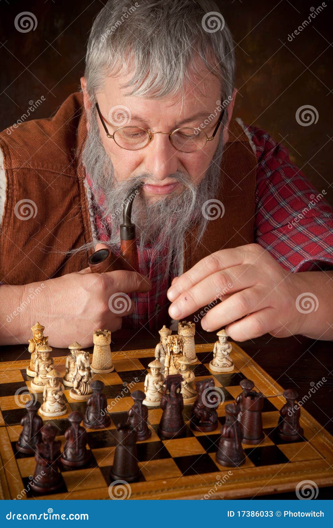 next move in a chess game, Stock image