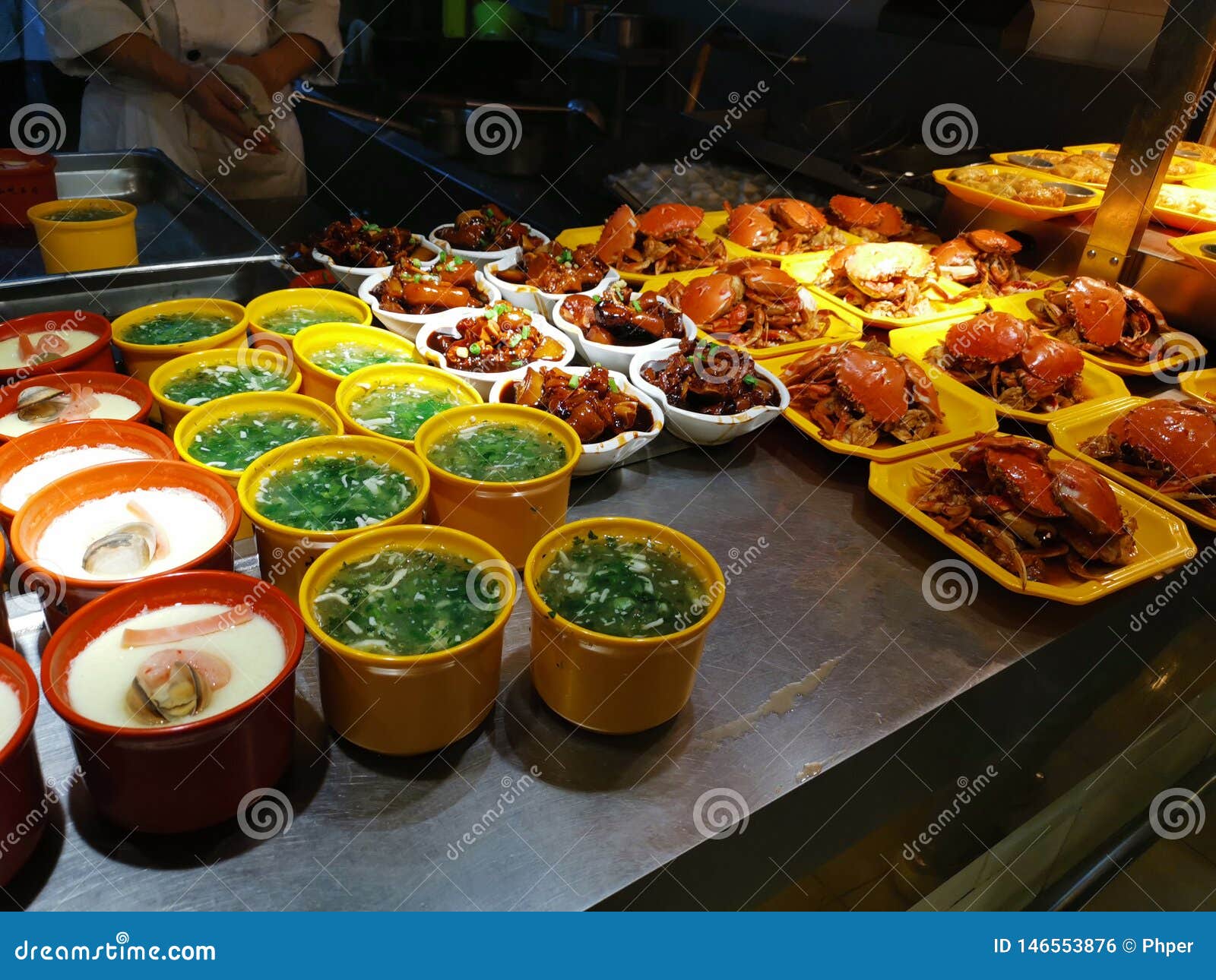 Chinese Food Yu Garden Food Court Shanghai China Stock Photo - Image Of China Food 146553876