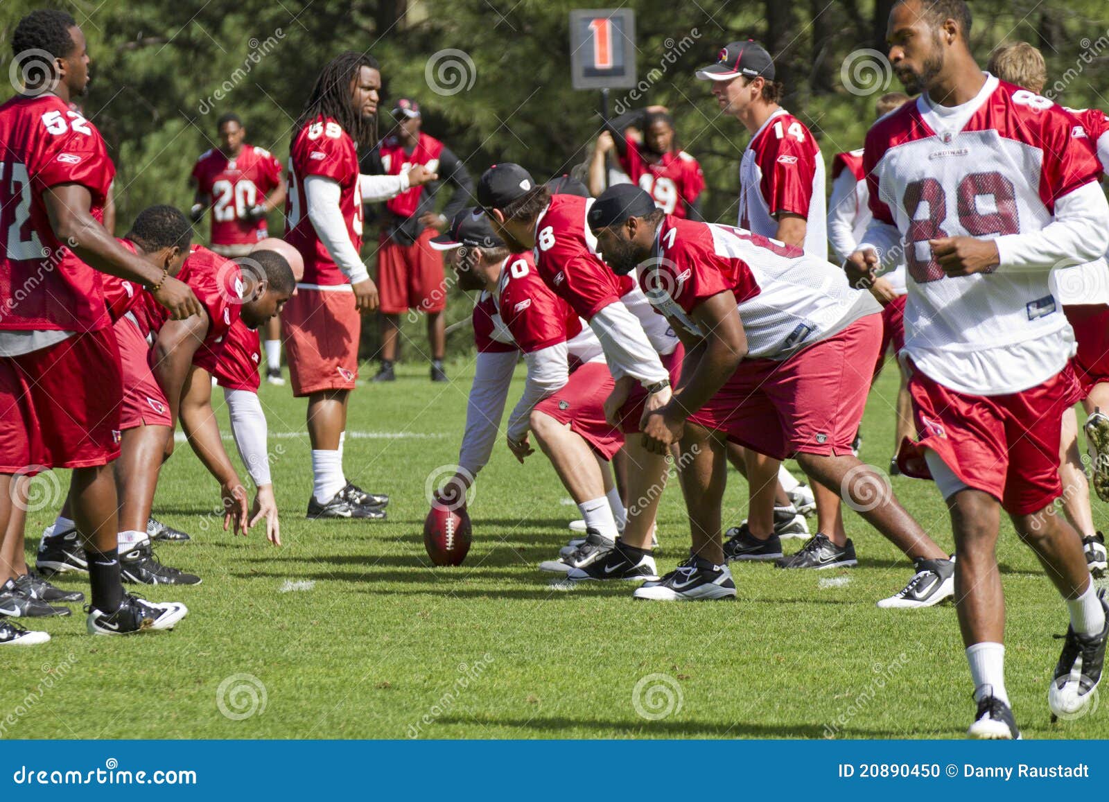 NFL Arizona Cardinals Training Camp Editorial Image - Image of defense ...