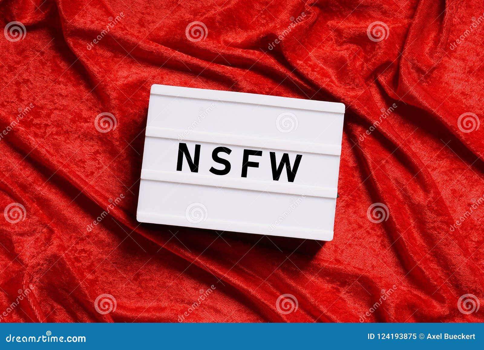 Nfsw is Internet Slang for Not Safe for Work Stock Image - Image of  copyspace, nsfw: 124193875