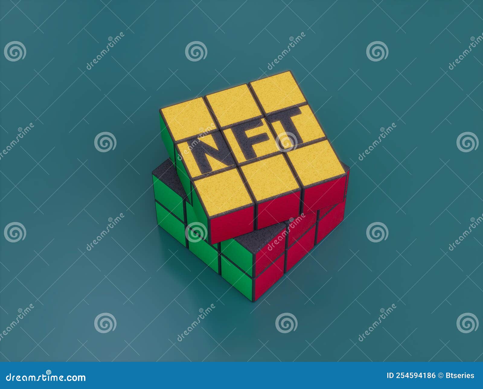 NFT Crypto Rubiks Cube Puzzle Solve Logic Game Difficult 3D Illustration  Editorial Photo - Illustration of isolated, random: 254594186