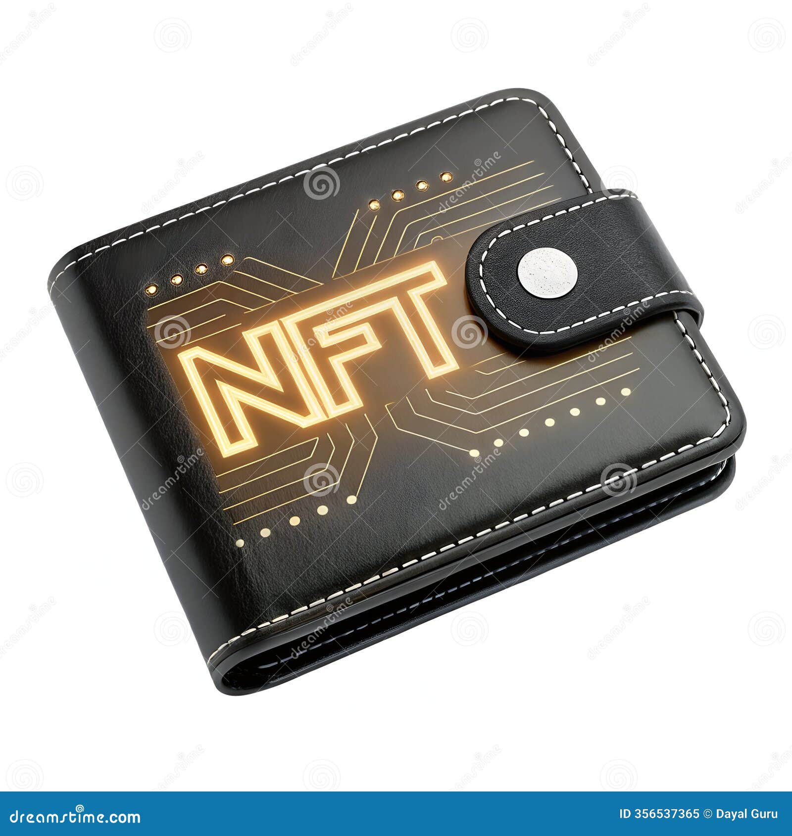 NFT Digital Wallet 3D Icon, Cryptocurrency and Blockchain Concept Stock  Illustration - Illustration of decentralized, token: 356537365