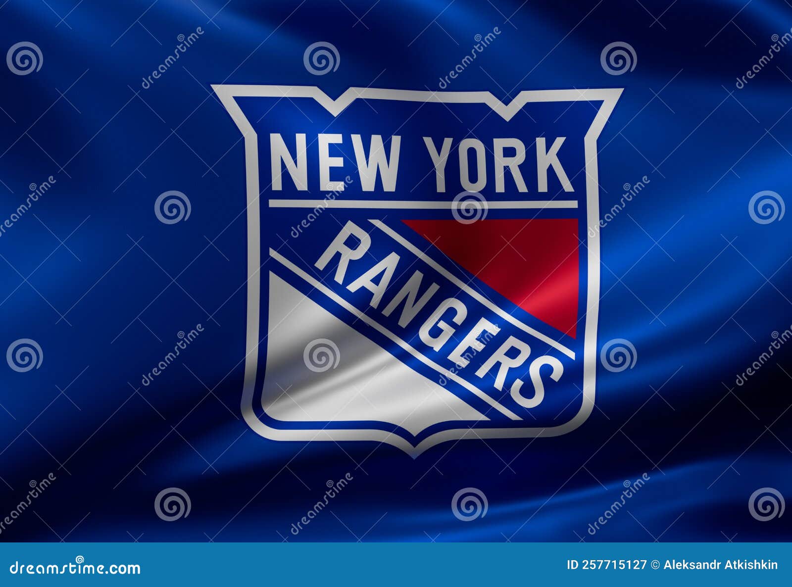 New York Rangers Logo Sports Professional Ice Hockey Team New York