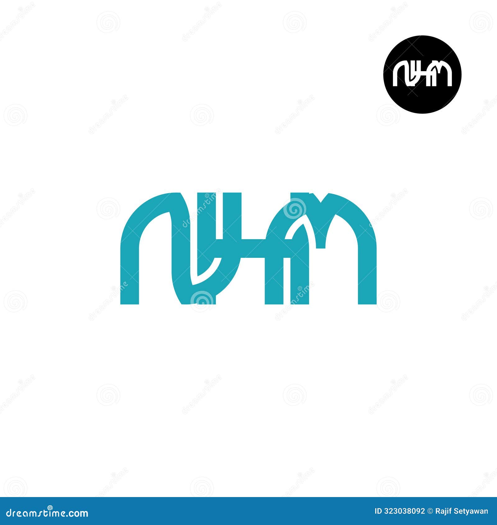 nhm logo letter monogram 