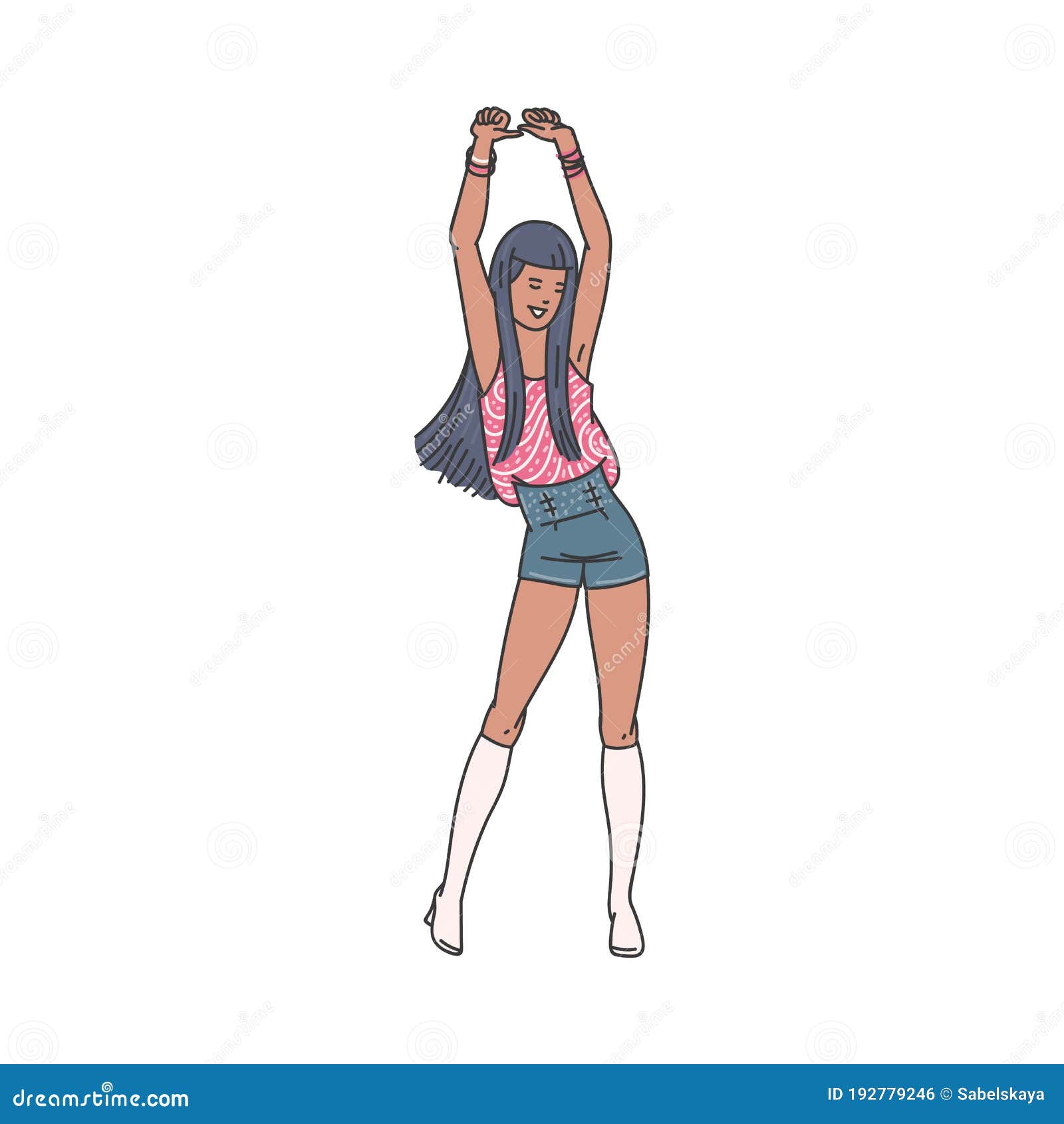Niña De Dibujos Animados Bailando Aislada En Ilustración Vectorial De Fondo Blanco Ilustración del Vector - Ilustración de adolescente, feliz: 192779246 Niña De Dibujos Animados Bailando Aislada En Ilustración Vectorial De Fondo Blanco Ilustración del Vector - Ilustración de adolescente, feliz: 192779246