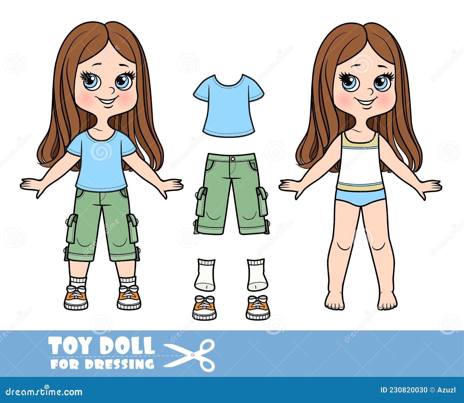 Niña De Dibujos Animados Con El Pelo Recto Vestido Y La Ropa Por Separado Camiseta Azul Parche De Bolsillo Zapatillas De Khaki Zap Ilustración del Vector - Ilustración de adolescente, alegre: 230820030 Niña De Dibujos Animados Con El Pelo Recto Vestido Y La Ropa Por Separado Camiseta Azul Parche De Bolsillo Zapatillas De Khaki Zap Ilustración del Vector - Ilustración de adolescente, alegre: 230820030