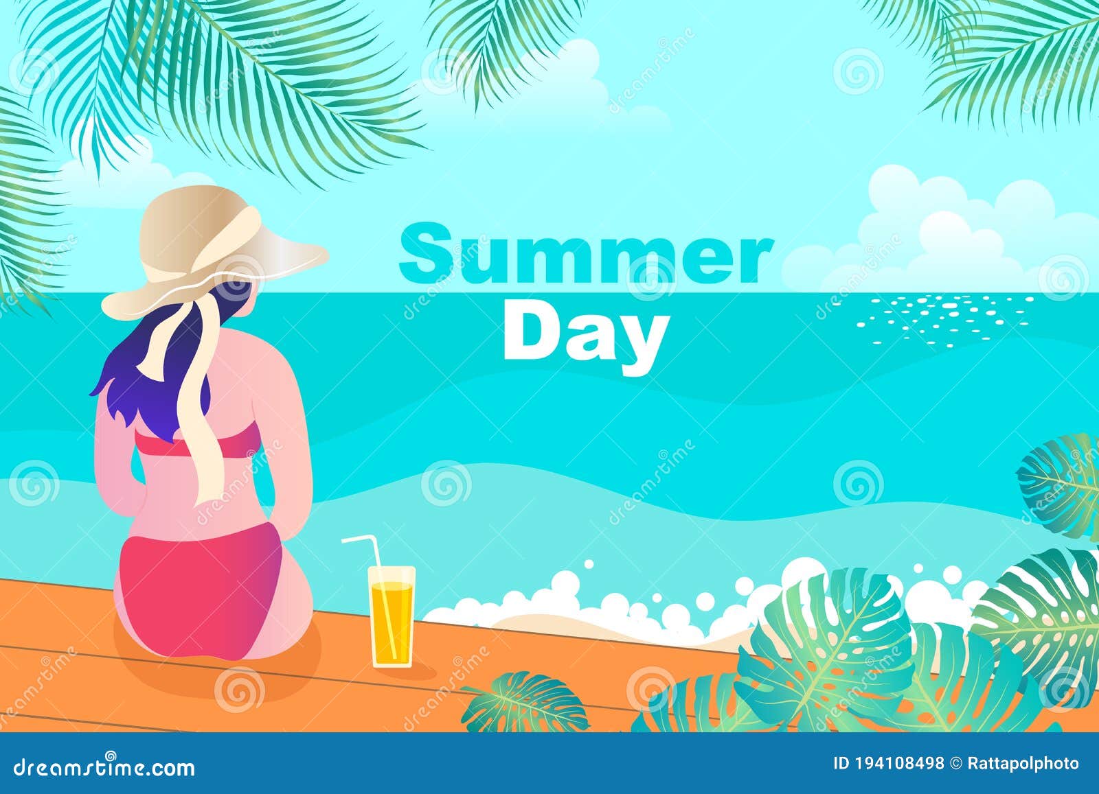 Niña De Verano En La Playa. Vacaciones En Casa Disfrutar Ilustración De Dibujos Animados. Ilustración del Vector - Ilustración de océano, estancia: 194108498 Niña De Verano En La Playa. Vacaciones En Casa Disfrutar Ilustración De Dibujos Animados. Ilustración del Vector - Ilustración de océano, estancia: 194108498
