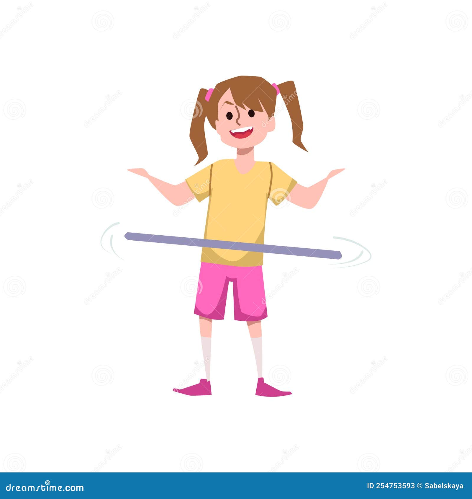 Feliz Niña Afroamericana Girando Hula Hoop En La Cintura. Divertidos Niños  Disfrutan De Actividades Recreativas Deportivas Ilustración del Vector -  Ilustración de lifestyle, muchacha: 247948832