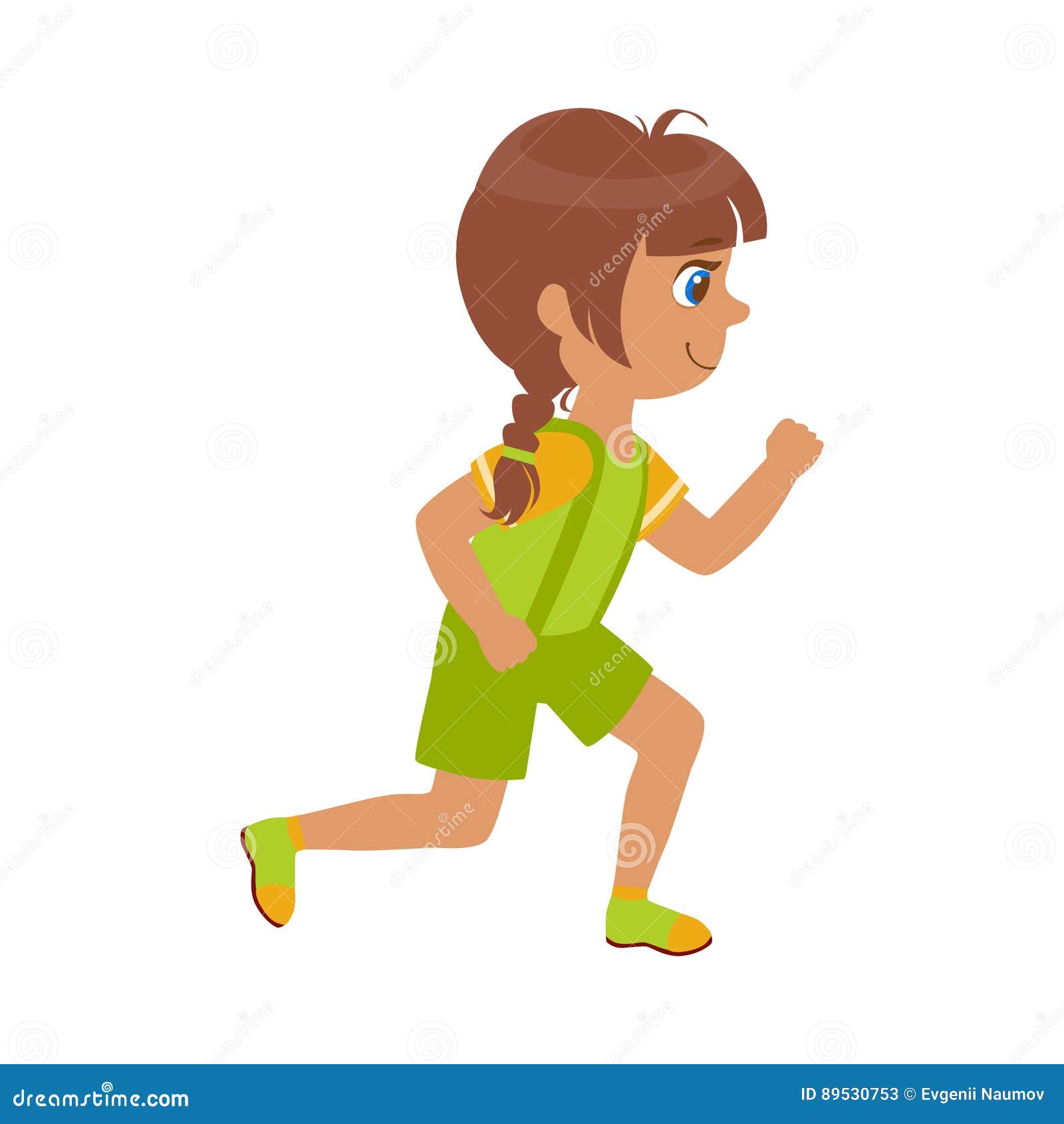 Niña Que Corre En Una Camisa Verde Y Los Pantalones Cortos, Niño En Un Movimiento, Un Carácter Colorido Ilustración del Vector - Ilustración de ajuste, movimiento: 89530753 Niña Que Corre En Una Camisa Verde Y Los Pantalones Cortos, Niño En Un Movimiento, Un Carácter Colorido Ilustración del Vector - Ilustración de ajuste, movimiento: 89530753