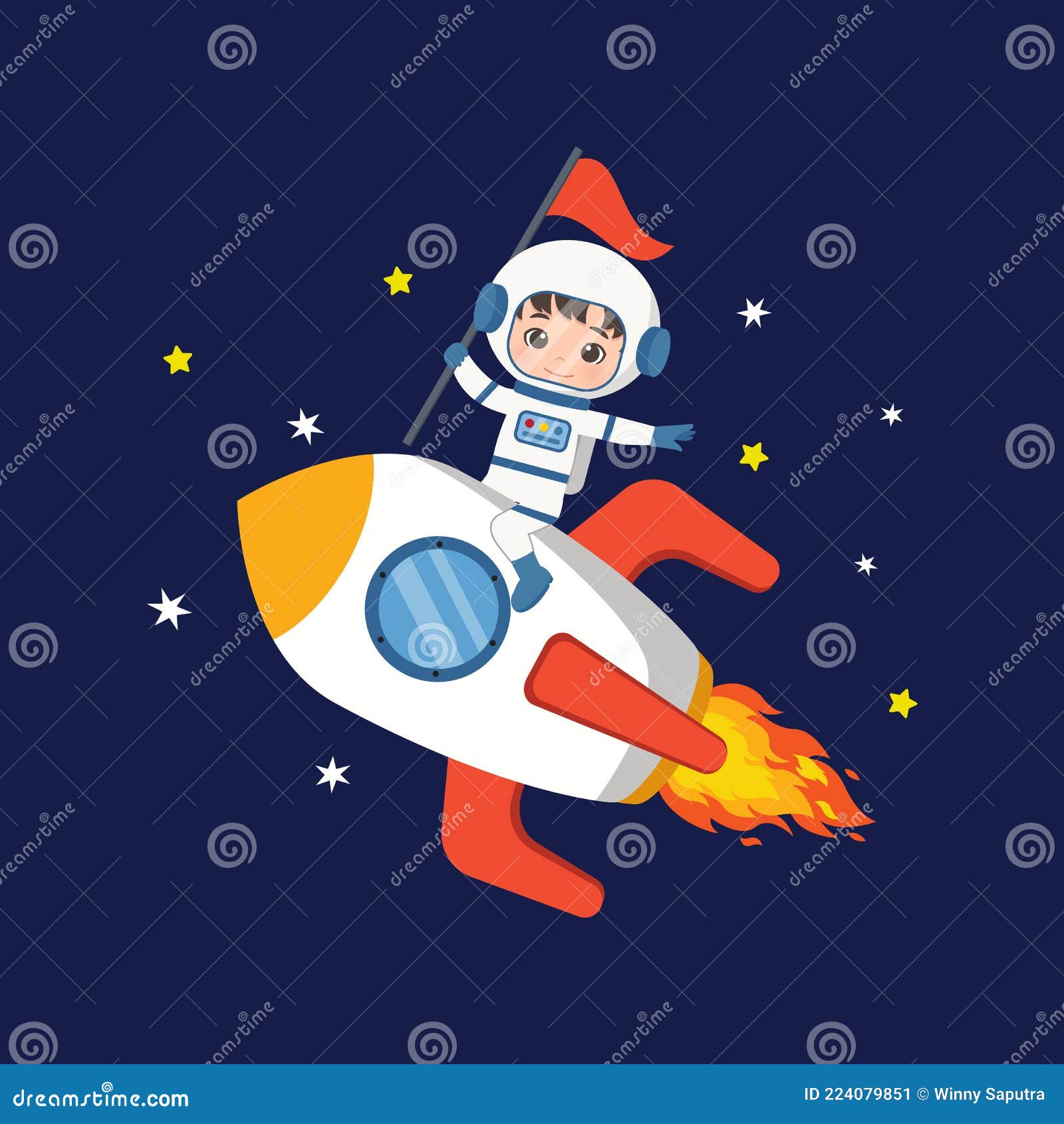 querido heredar Apuesta Niño Astronauta Lindo Montando Cohete Espacial. Ilustración del Vector -  Ilustración de paseo, fondo: 224079851