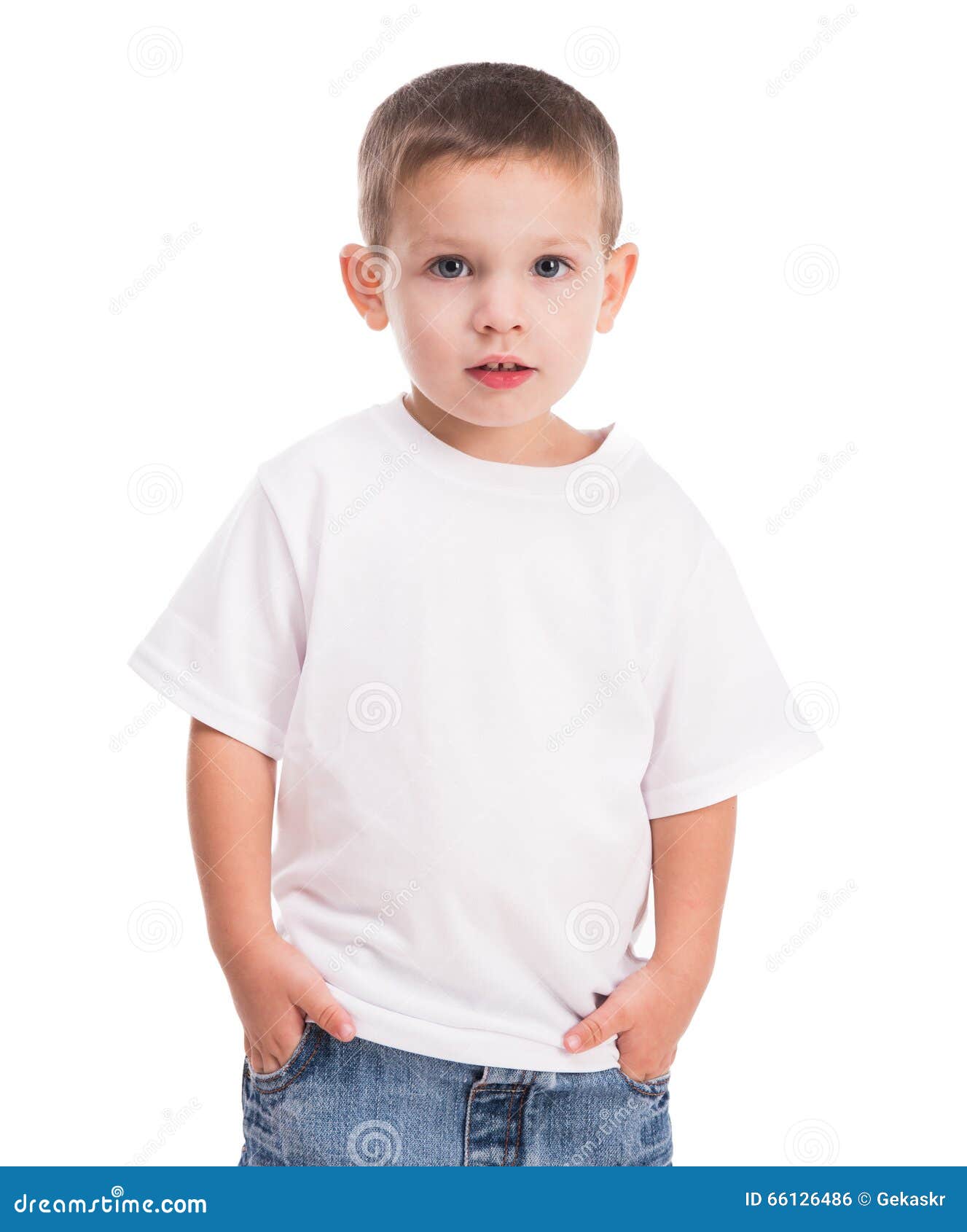 Niño Pequeño En La Camisa Blanca Foto de archivo - Imagen de mirando,  feliz: 66126486