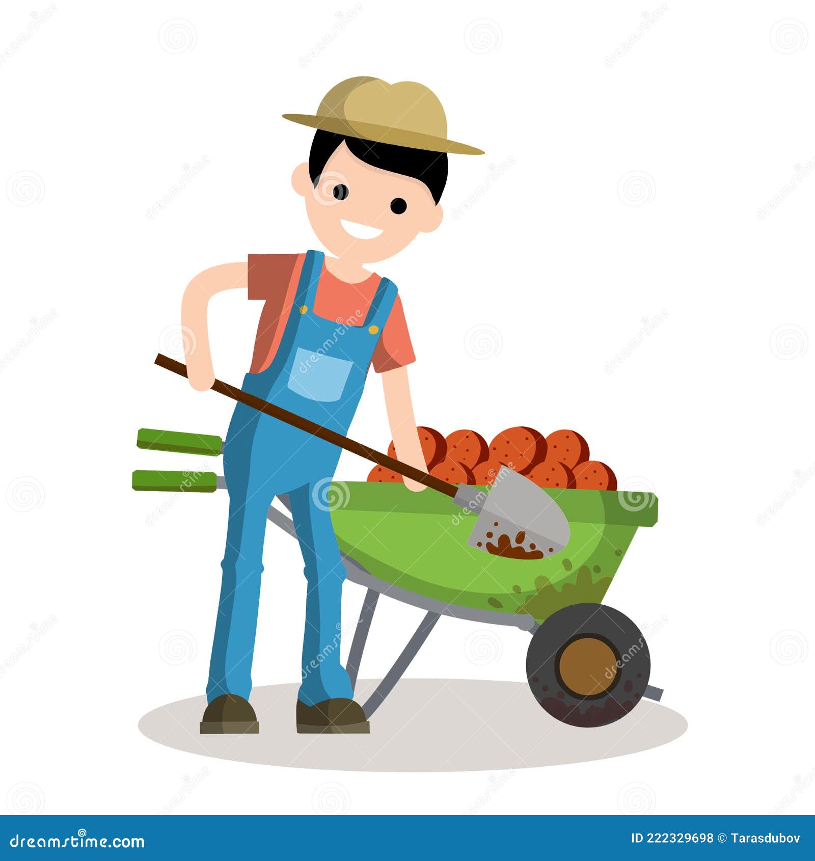 Niño Rural Cavando Papas Con Pala. Ilustración Plana De Dibujos Animados Ilustración del Vector - Ilustración de fondo, hombre: 222329698 Niño Rural Cavando Papas Con Pala. Ilustración Plana De Dibujos Animados Ilustración del Vector - Ilustración de fondo, hombre: 222329698