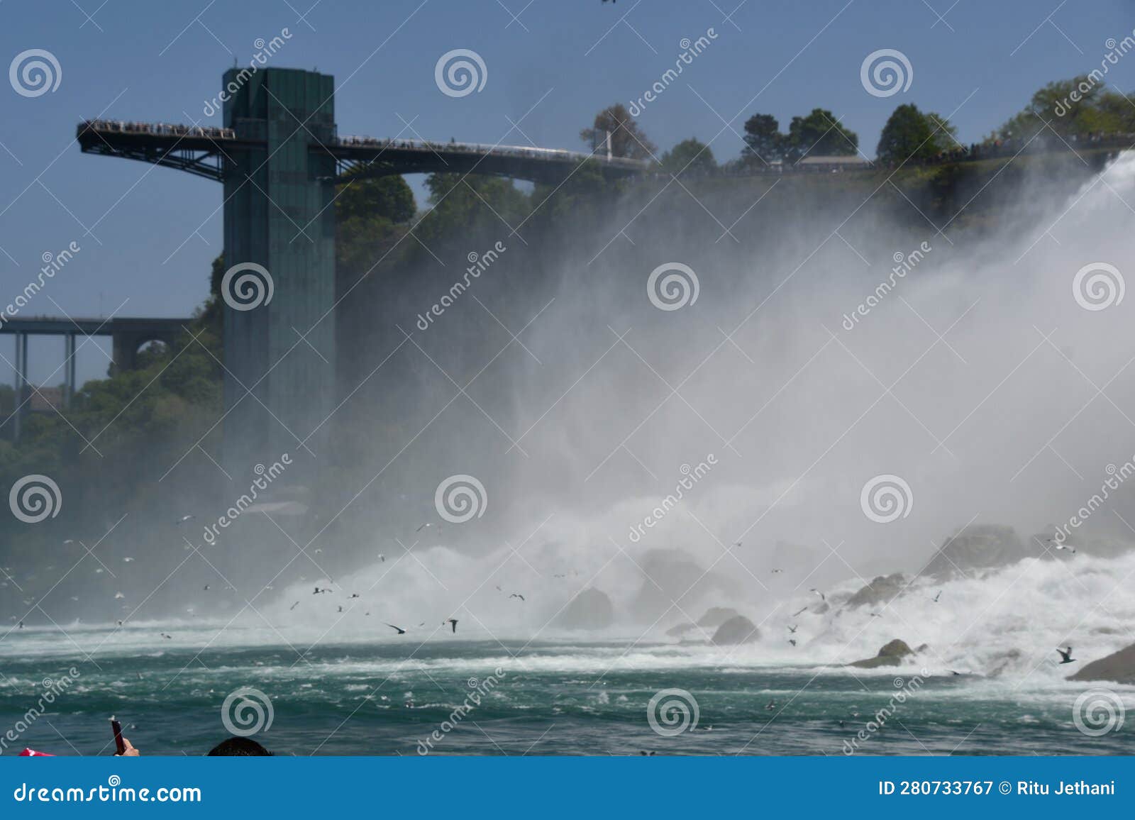 Niagara Falls Observation Tower in Niagara Falls, New York, on the US