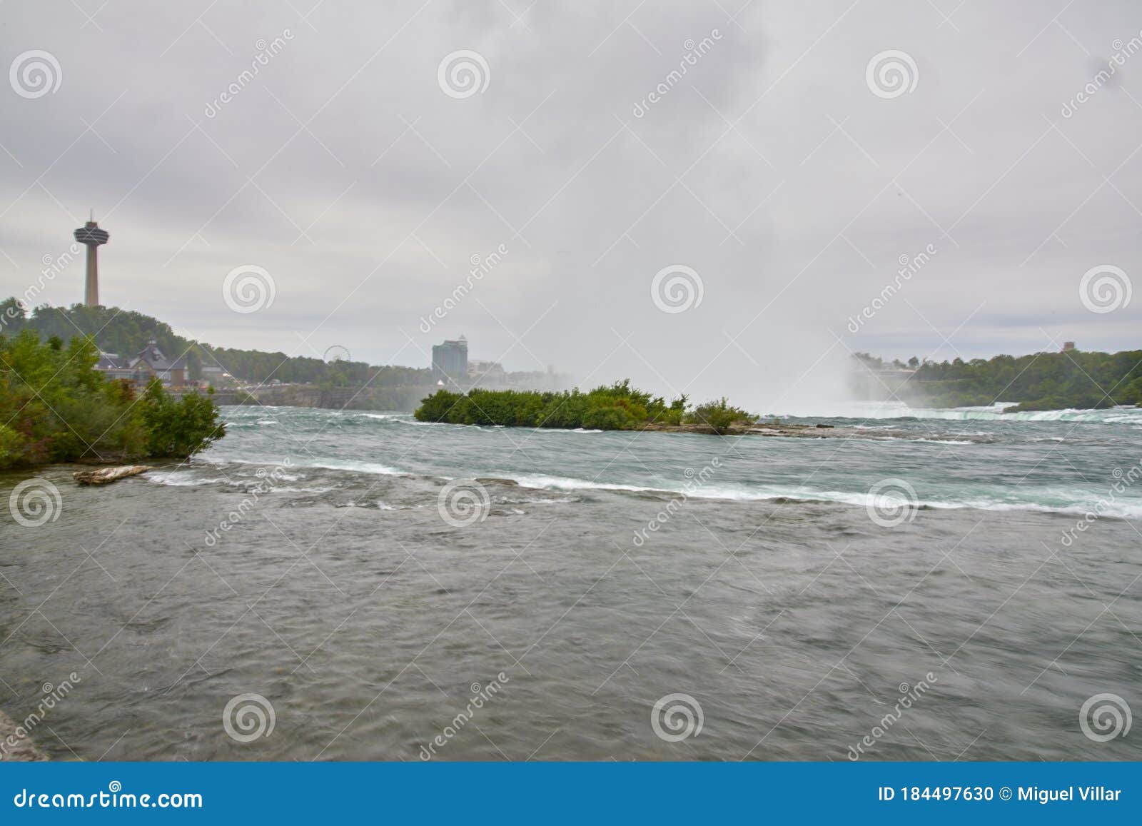 Niagara Falls in Canada Border Stock Photo Image of power, ontario