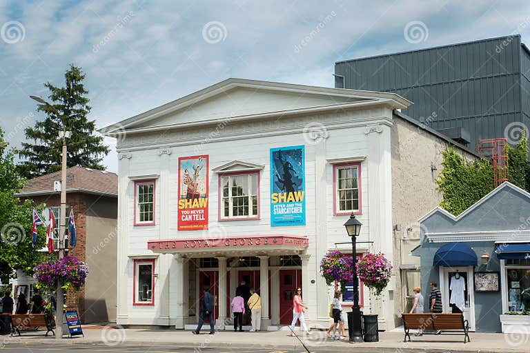 Niagara on the Lake Theatre and Street Editorial Image Image of built