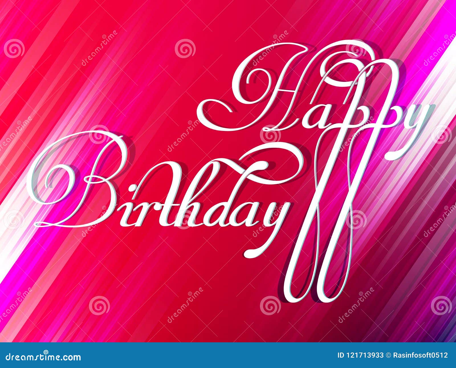 Happy Birthday Cards or Poster or Abstract Stock Vector ...