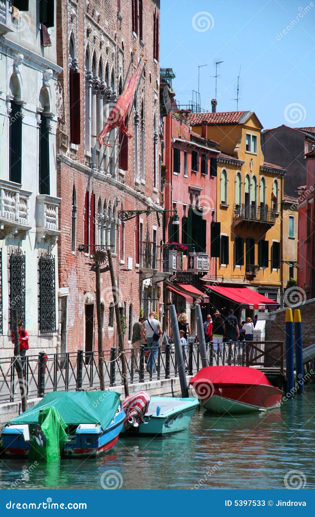 Nice Coloured Street in Stock Image Image of italia, houses