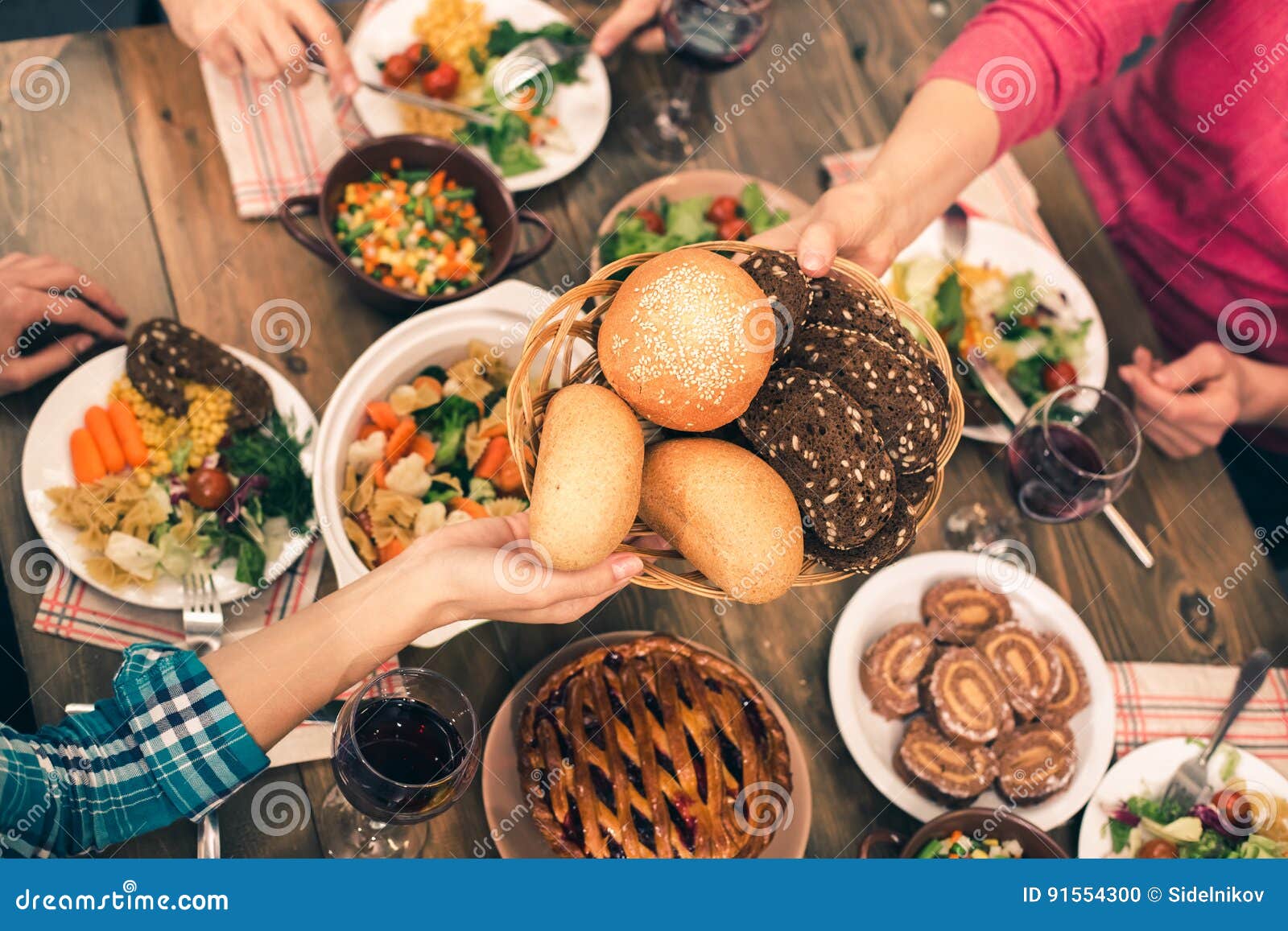 Nice Family Having Tasty Dinner Stock Photo - Image of dining