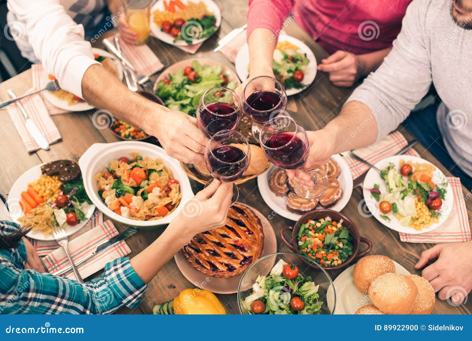 Nice Family Having Tasty Dinner Stock Photo - Image of kitchen, love