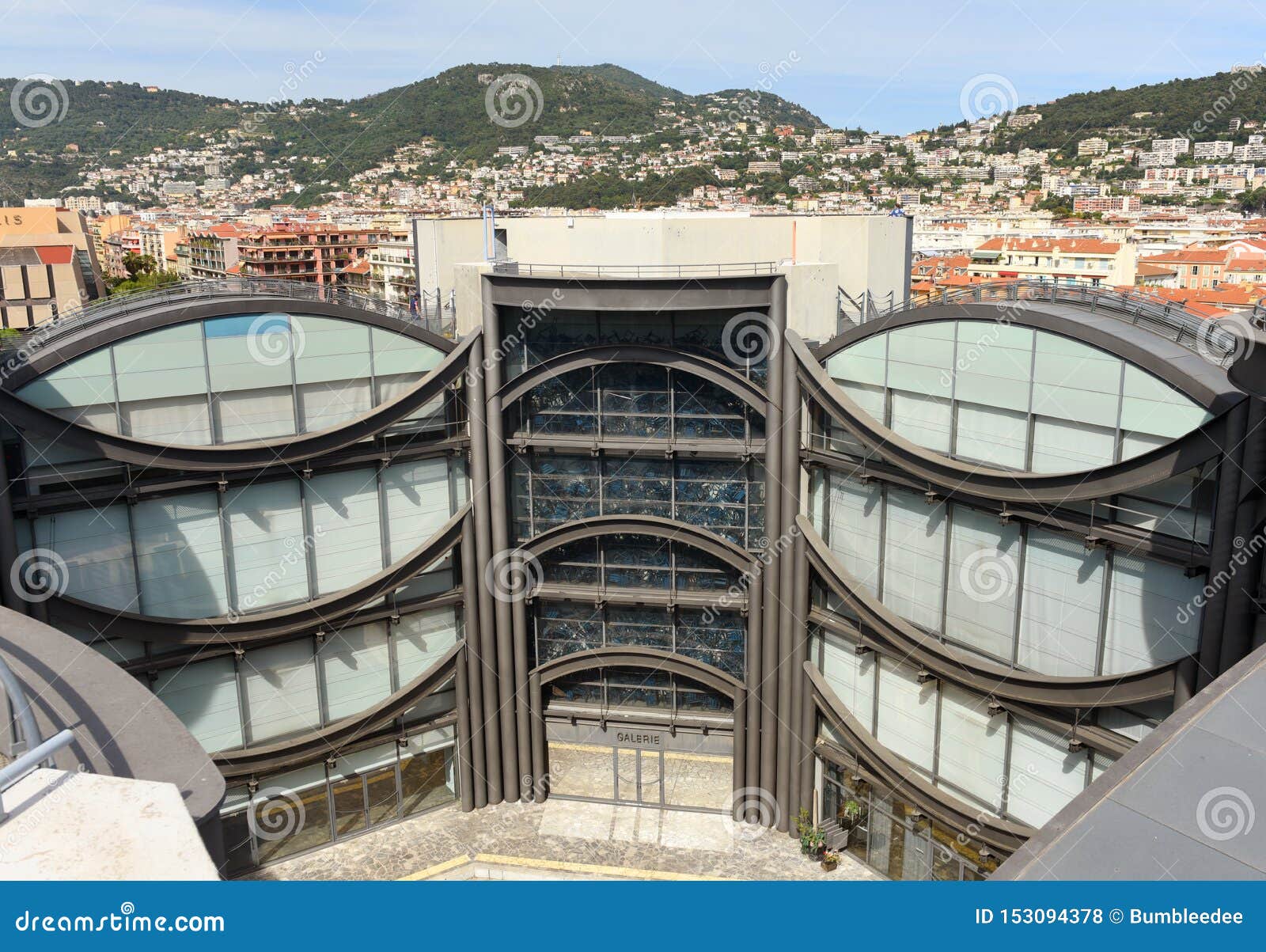 Nice, France - June 19, 2019: the Modern Art Museums of Nice, MAMAC