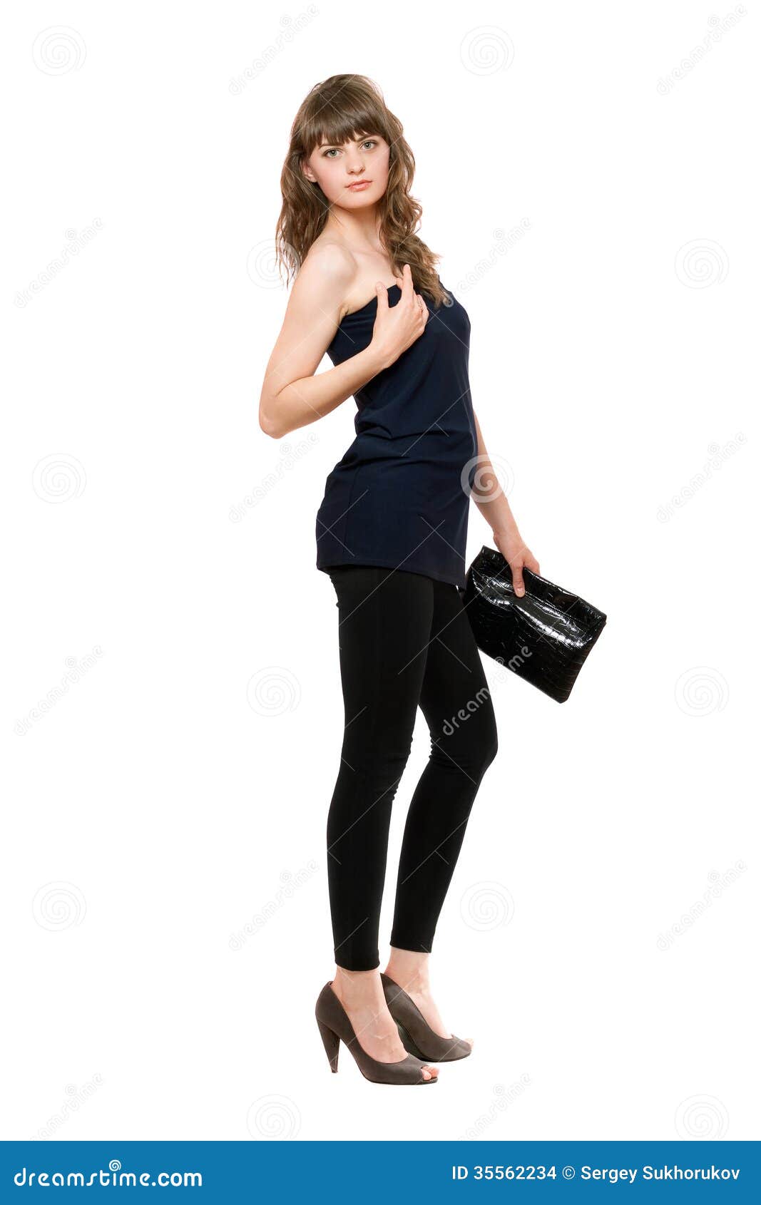 https://thumbs.dreamstime.com/z/nice-girl-black-leggings-handbag-isolated-35562234.jpg