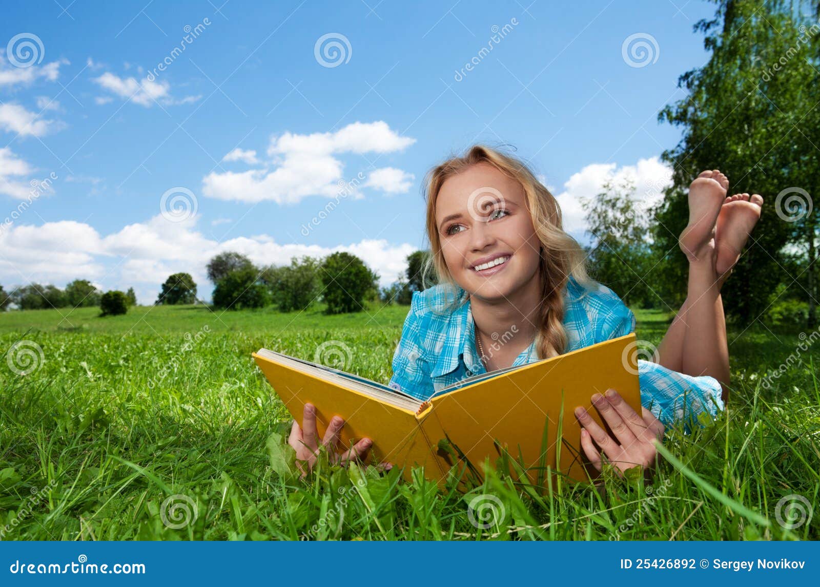 Nice Girl Dreaming about Future Stock Photo Image of girl, female