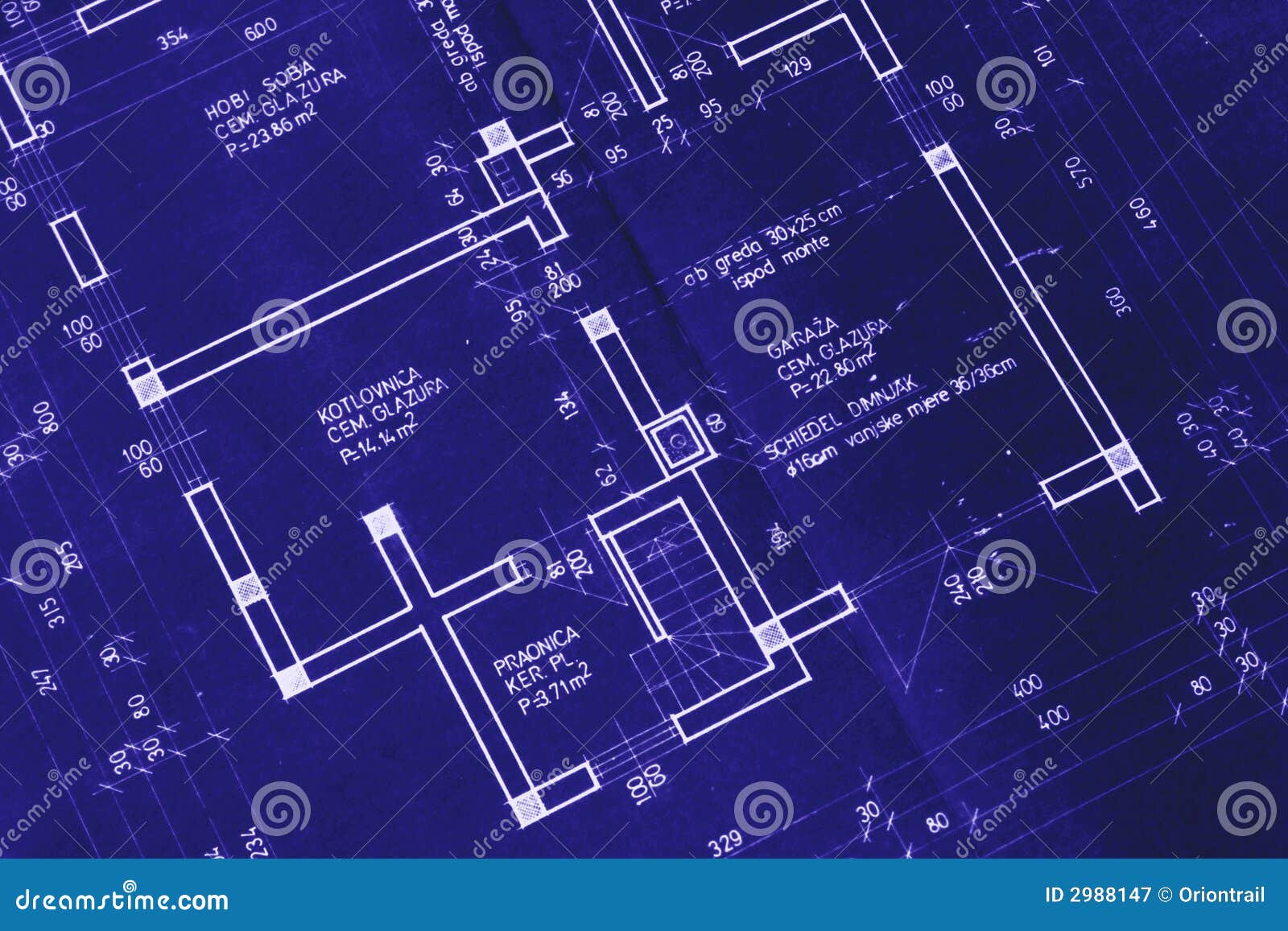 Nice house blueprint stock image Image of blueprint 