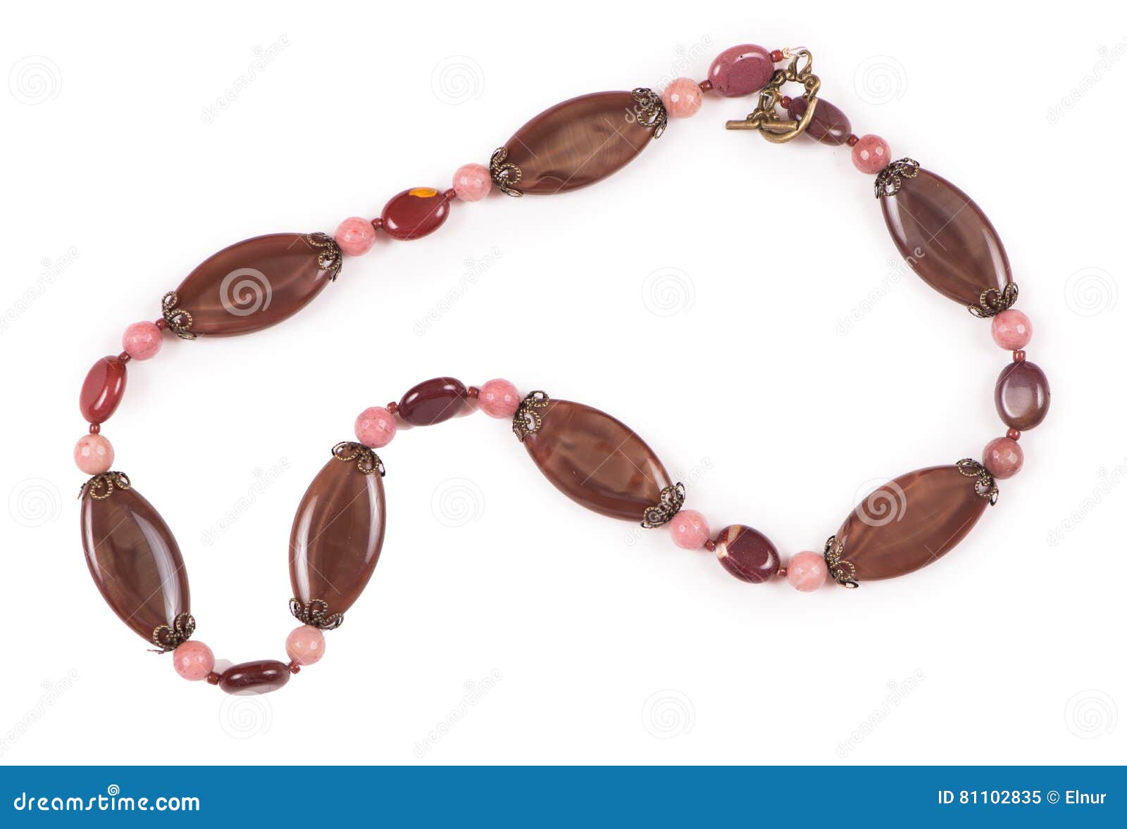 The Nice Jewellery Isolated on the White Background Stock Image Image