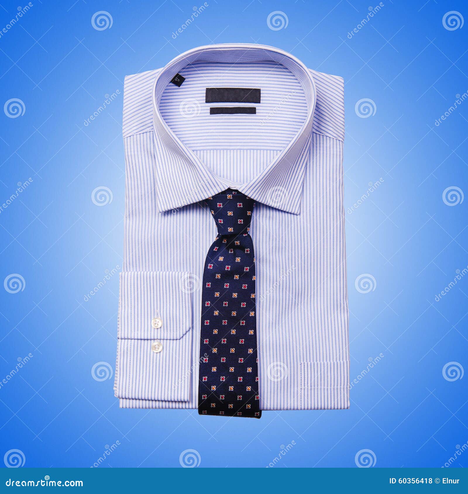 Nice Male Shirt Isolated on the White Stock Photo - Image of male ...