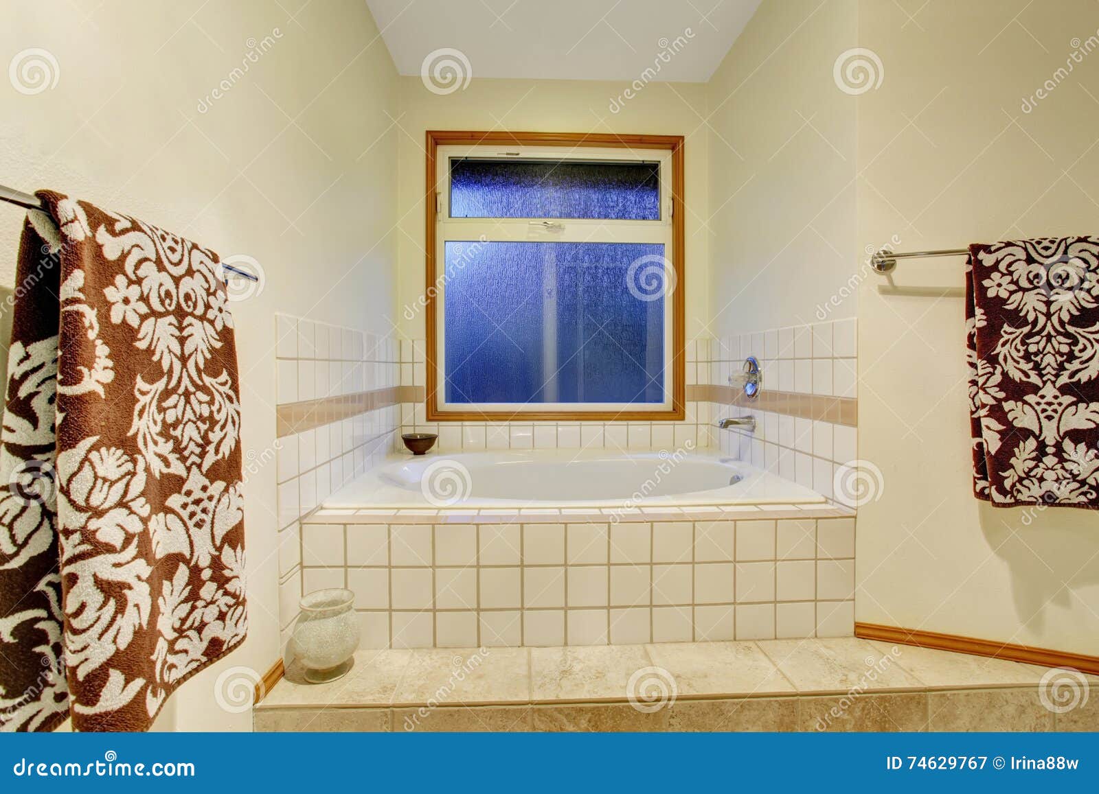 Nice Master Bathroom with Jacuzzi Tub Stock Image Image of architect