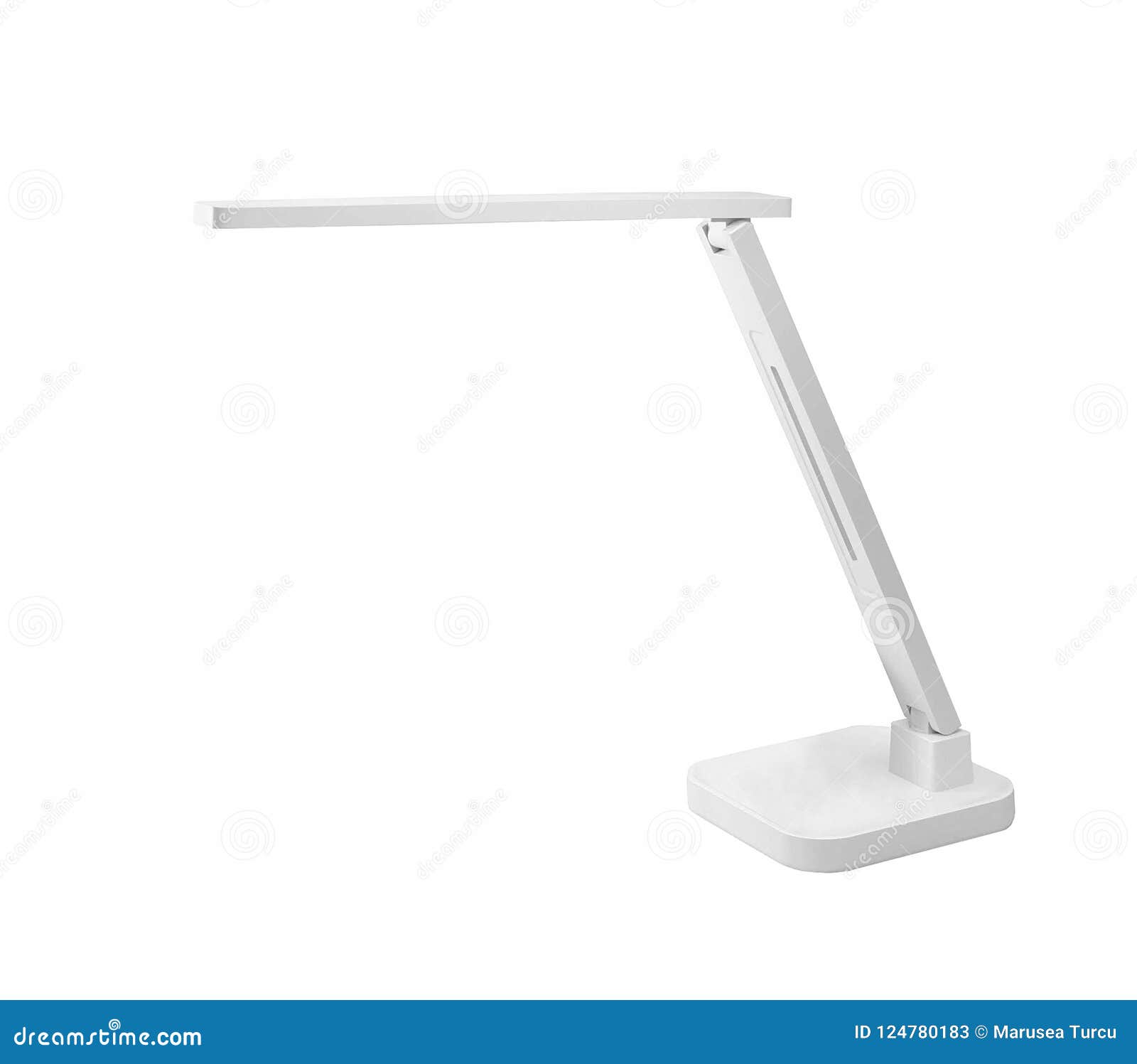 Nice Modern Desk Lamp Isolated On White Stock Image Image Of