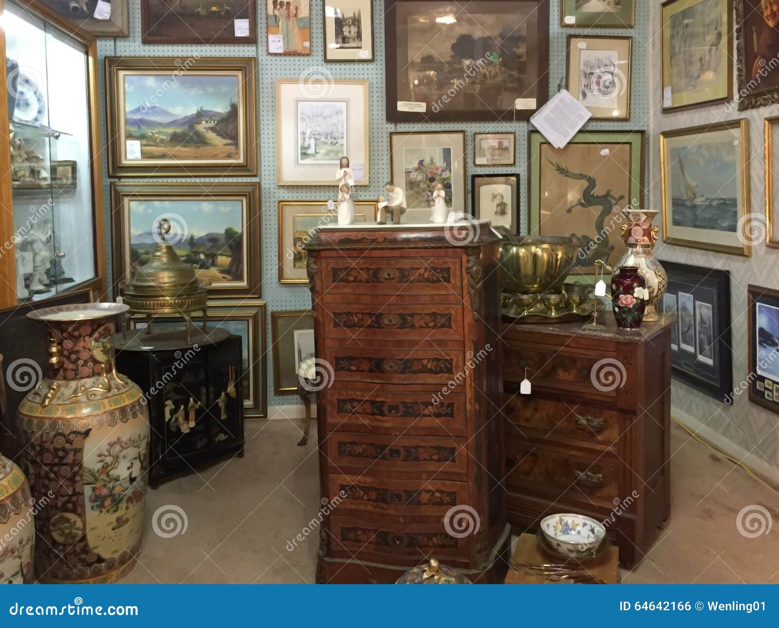 Nice Old Furniture And Painting Editorial Photo Image Of Goods