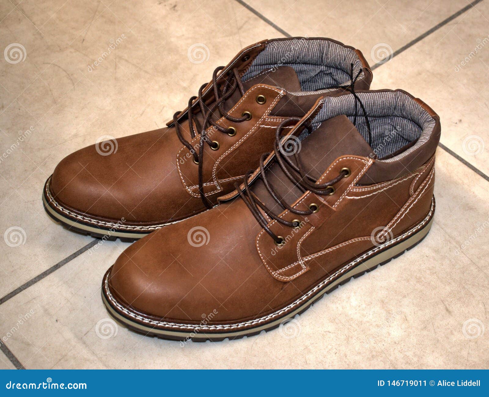 Tan chukka boots stock image. Image of boots, leather - 146719011