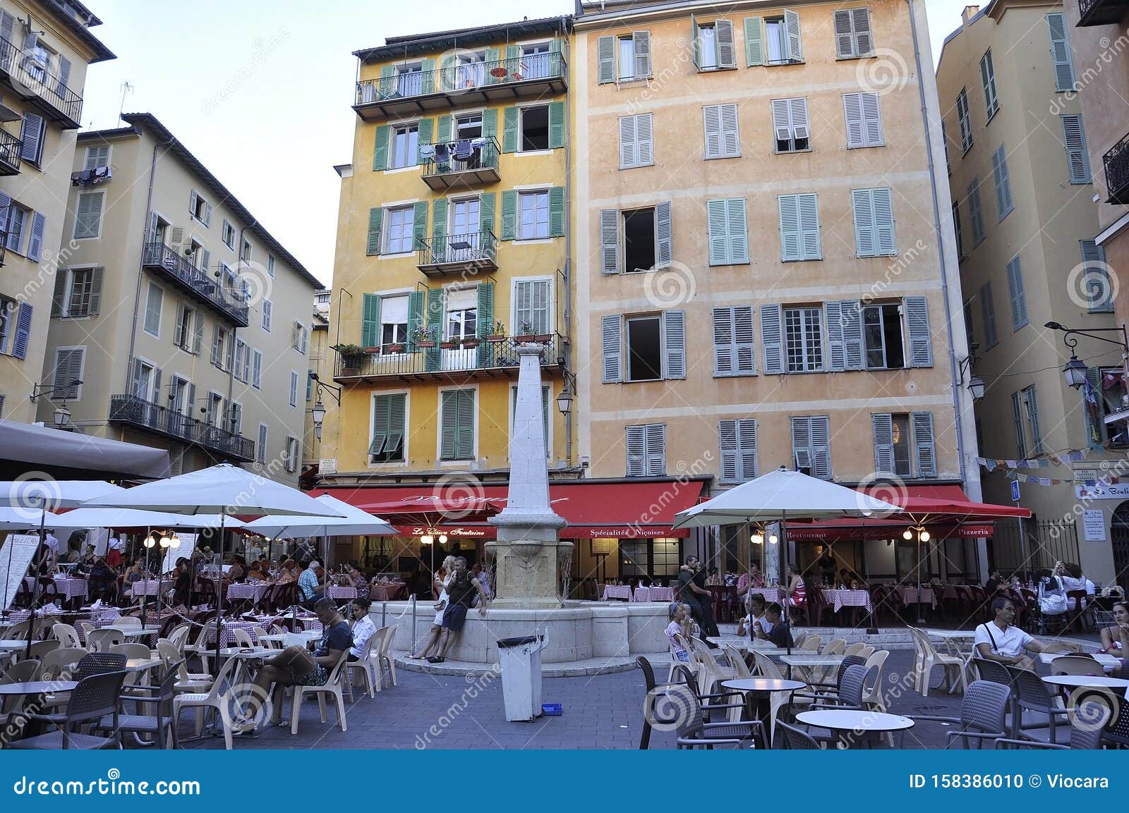 Nice, Cote d'Azur, France , French Riviera - Place Rossetti in the