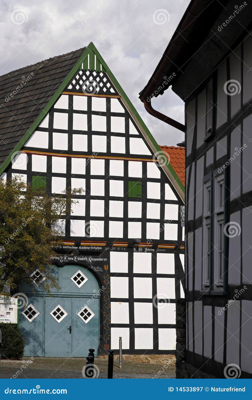 Nice Timbered House in Bad Essen, Germany Stock Image Image of land