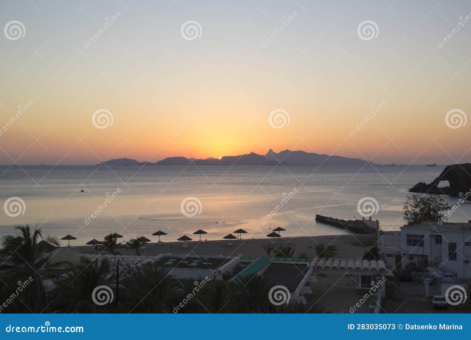 Nice View of the Gulf of Aden in Yemen Stock Image Image of sunrise, cloud 283035073