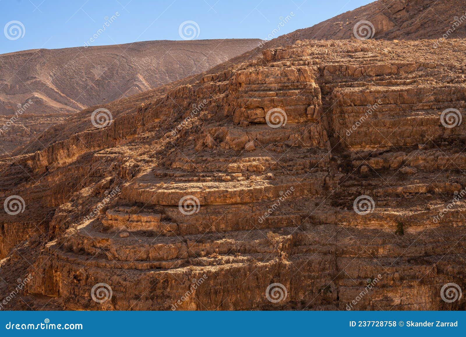 mides-  mountain oasis and canyon  - tunisia