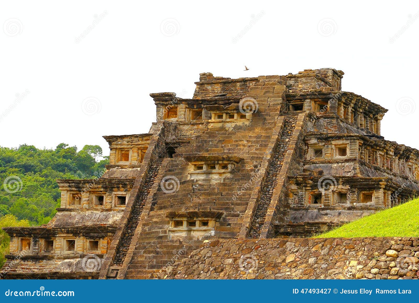niches pyramid in tajin veracruz mexico i