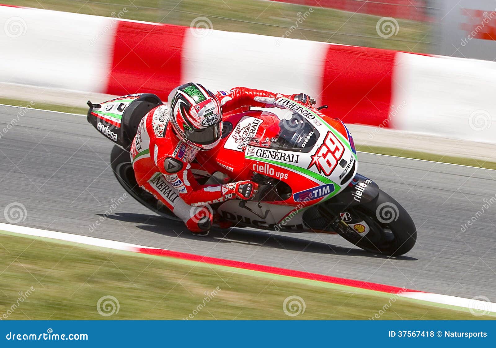 Nicky Hayden racing editorial stock photo. Image of championship 37567418
