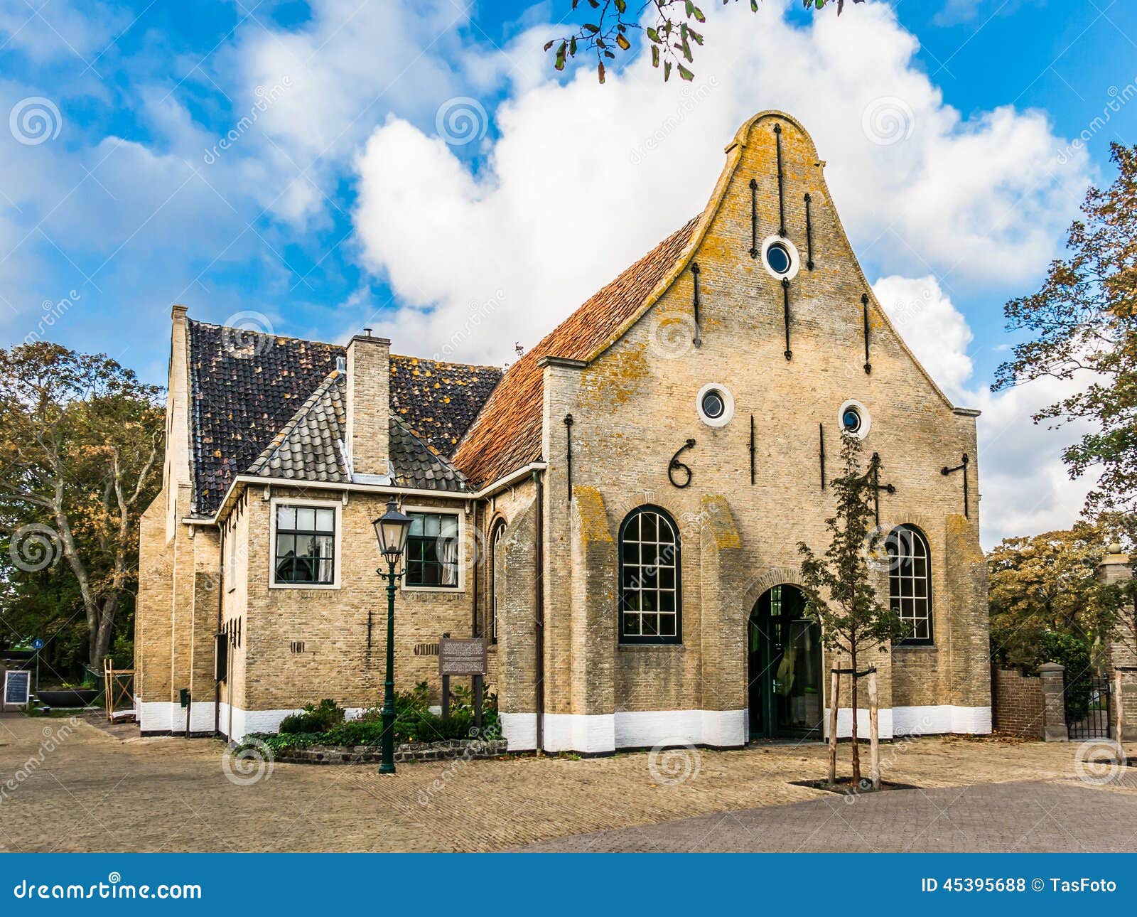 nicolas church on vlieland, holland