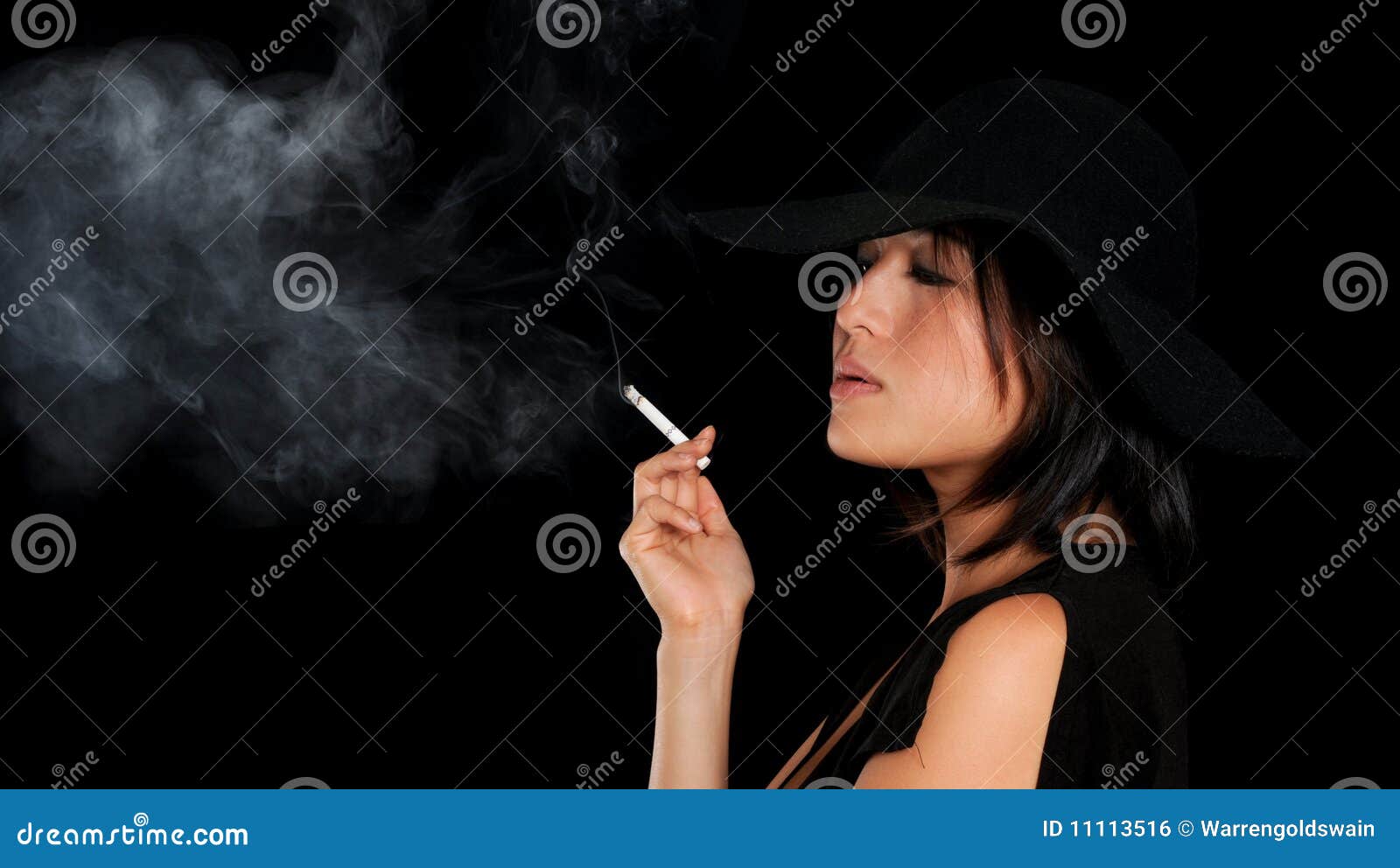 Nicotine high stock photo. Image of lips, face, mysterious 11113516