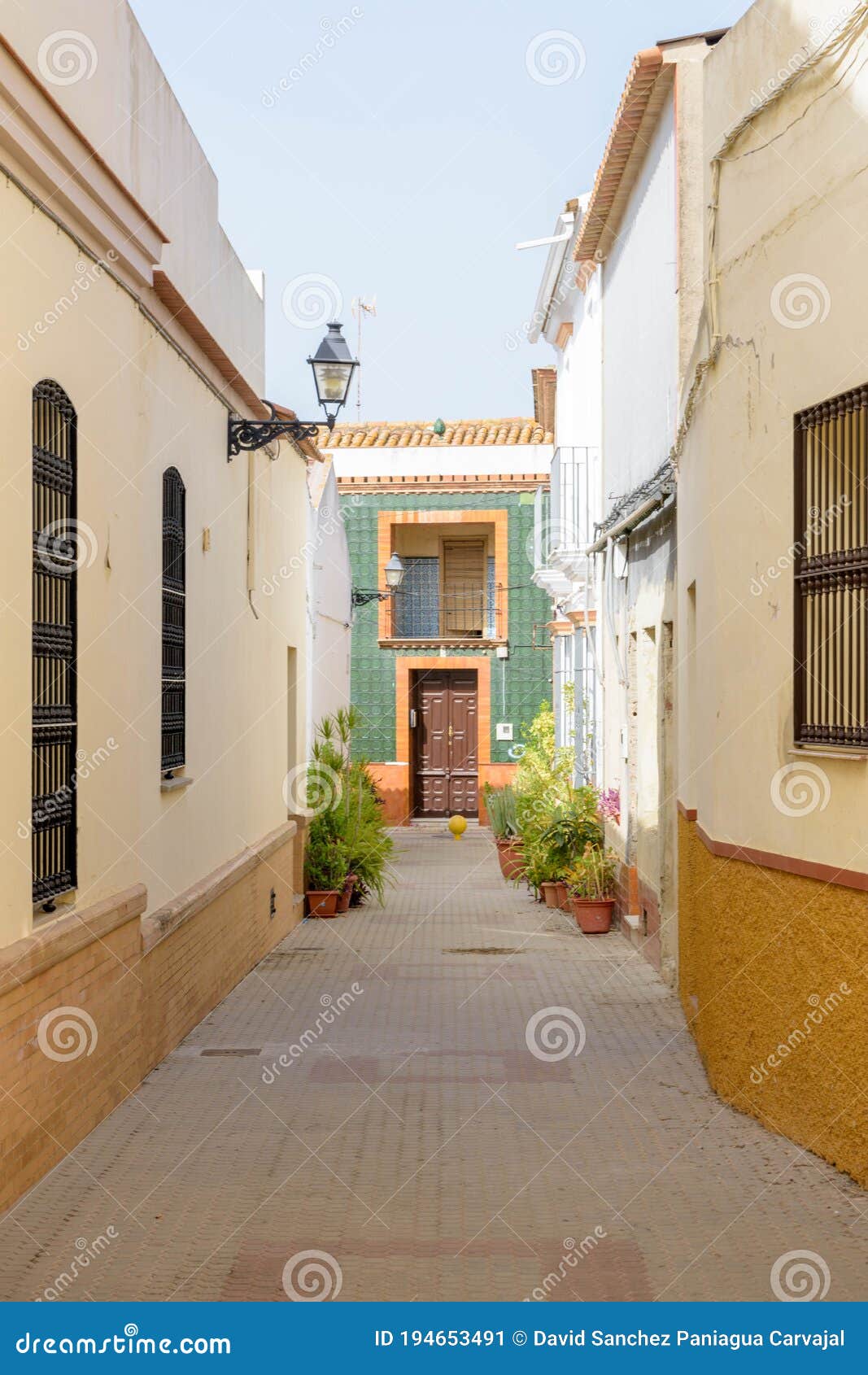 niebla, typical town in southern spain, in the province of huelva. andalusia
