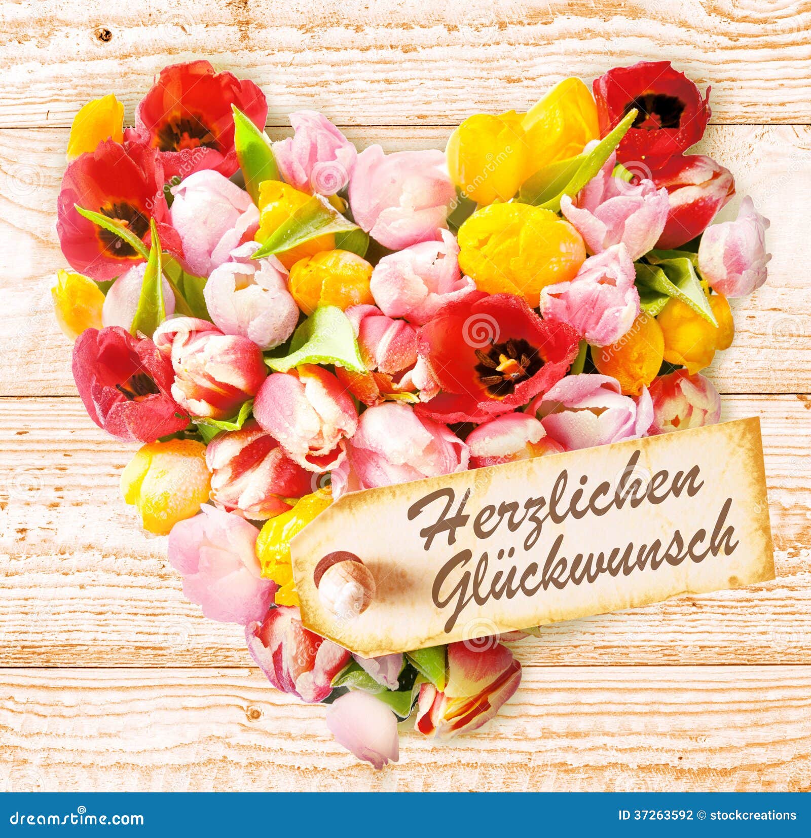 życzenia Urodzinowe Po Niemiecku Obrazki Niemiecki Urodziny życzy Na Colourful Kwiecistym Sercu Zdjęcie Stock