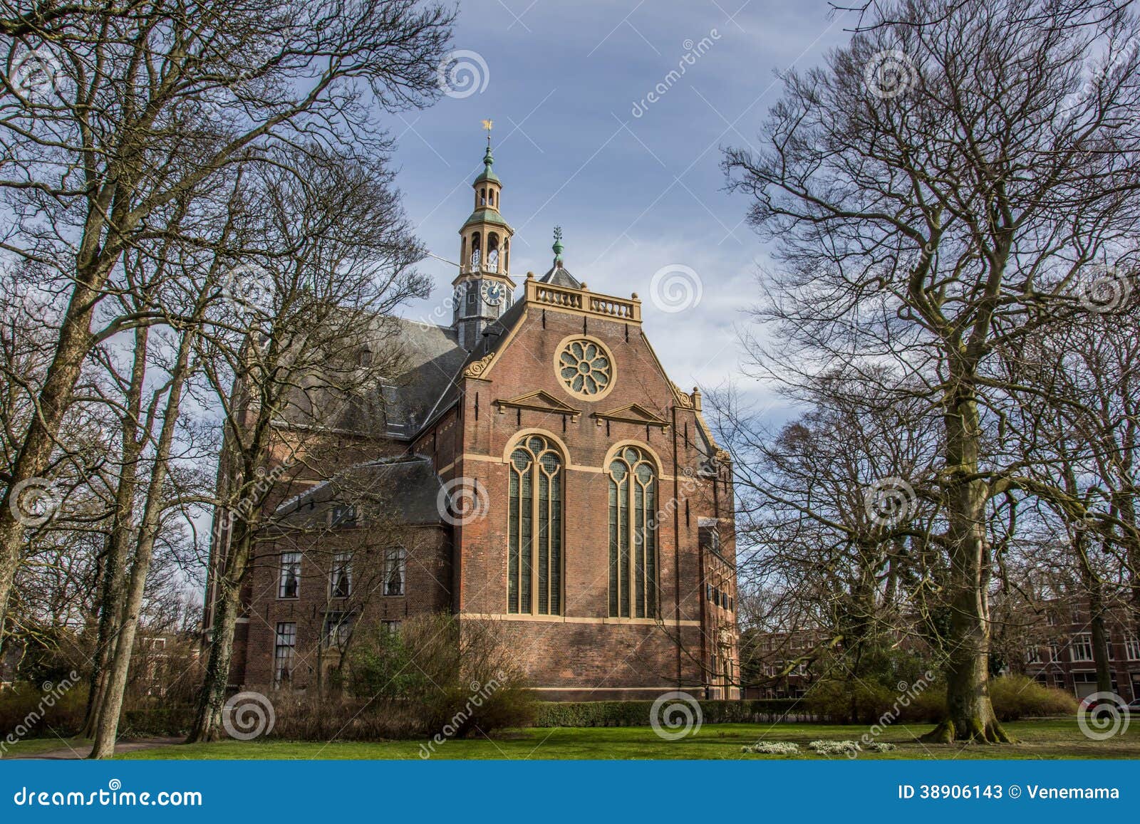De Nieuwe Kerk Groningen Nieuwe Kerk Church in the Center of Groningen Stock Image - Image of