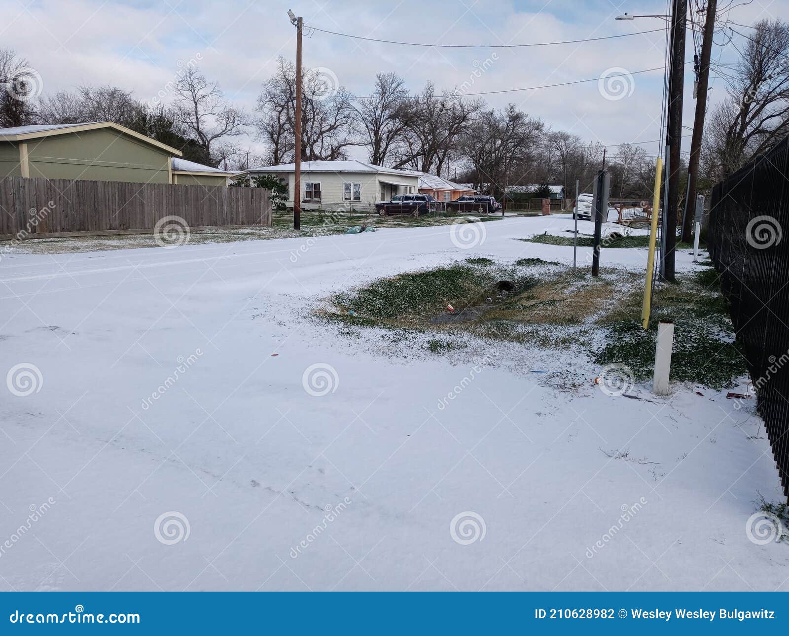 Nieve en houston foto de archivo. Imagen de carril, invierno 210628982