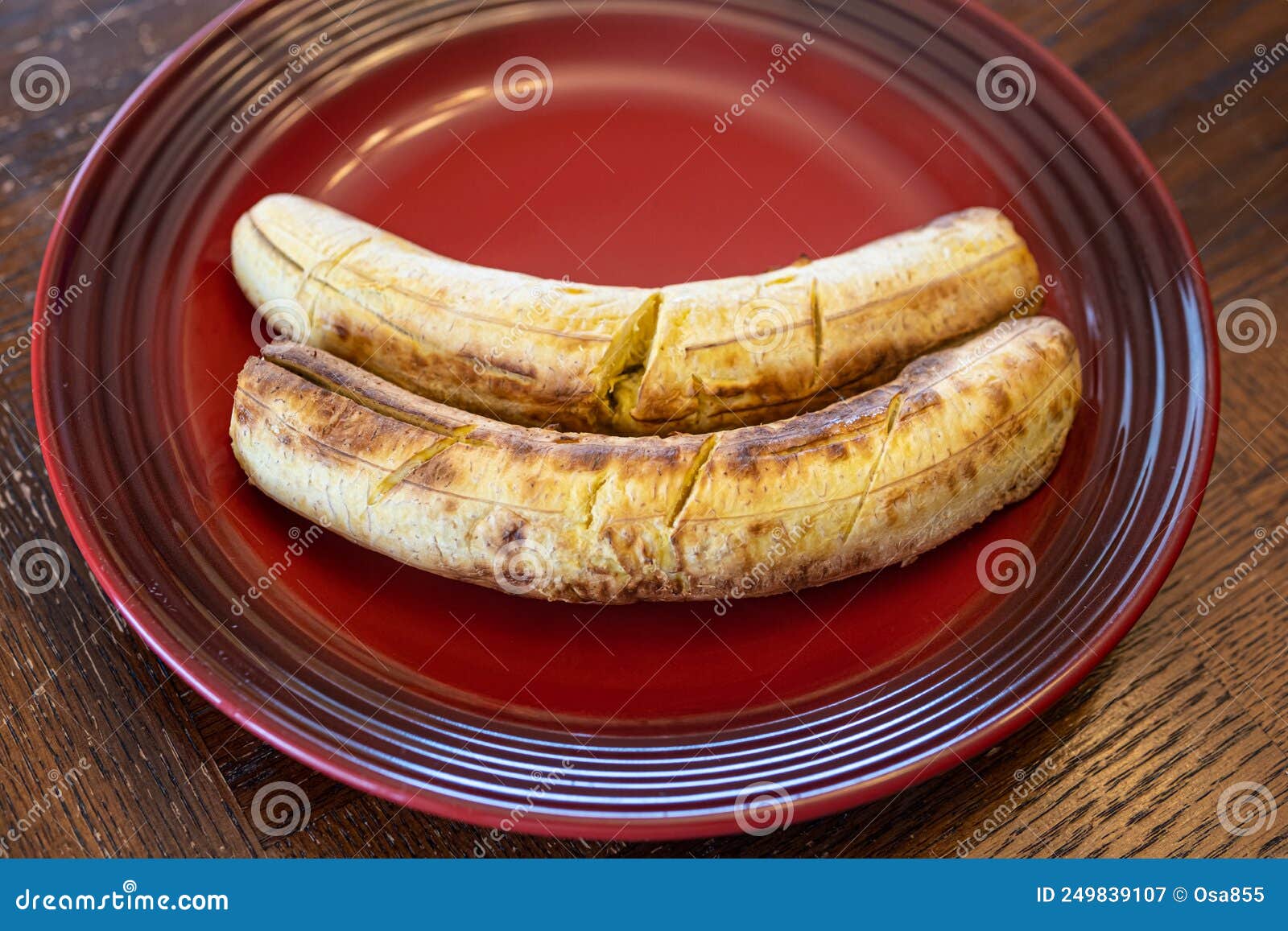 nigerian roasted plantains - boli - ready to eat