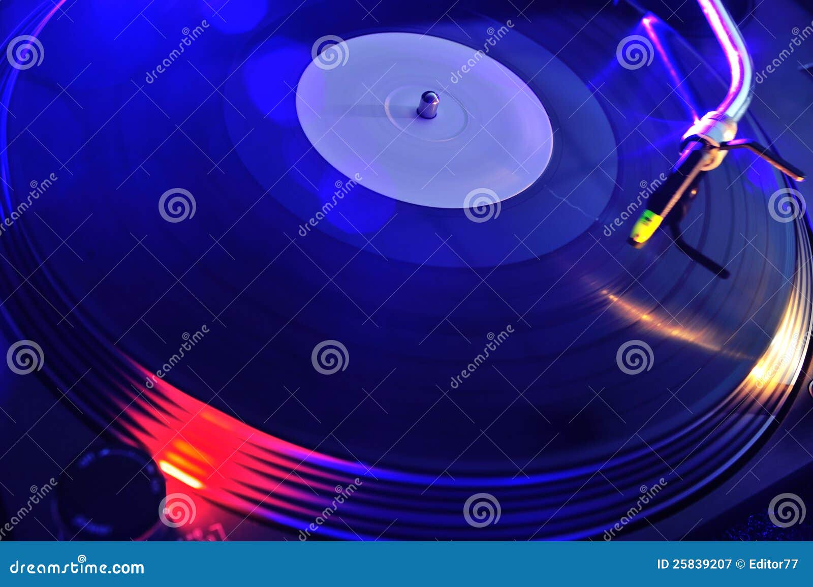 Night Club Life. Vinyl Player Stock Image Image of life, instrument
